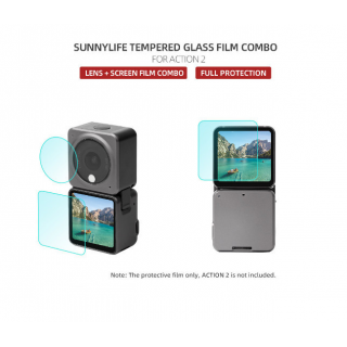 Dji Action 2 Dual Screen Combo Temperred Glass - Osmo Anti Gores